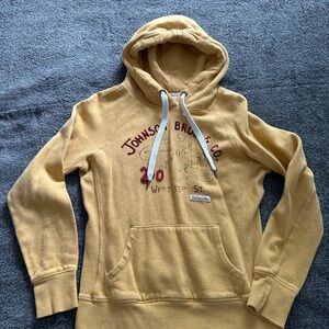 H&M Small Yellow Hoodie with Front Pocket